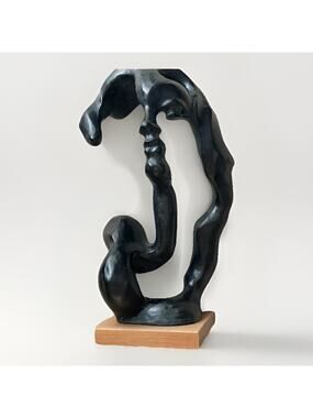 VTG Sculpture Klara Sever 1979 Austin Productions Large Portrait of a woman